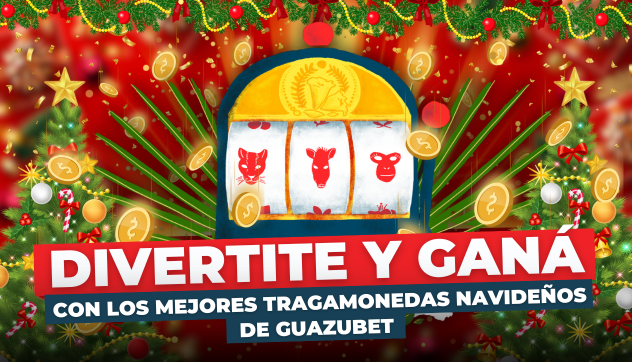 Divertite y ganá en los mejores tragamonedas navideños de GuazuBet