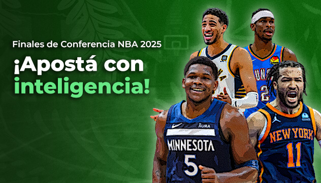 Finales de Conferencia NBA 2025: ¡Apostá con inteligencia!