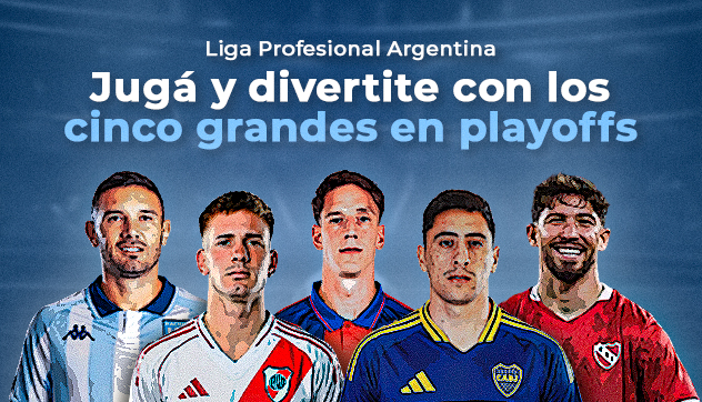 jugá y divertite con los cinco grandes en playoffs
